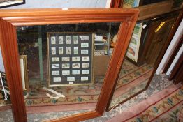 A COLLECTION OF MIRRORS TO INCLUDE A MODERN FLOOR STANDING MIRROR, OVER MANTEL MIRROR ETC (7)