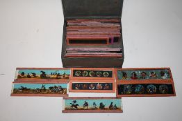 A COLLECTION OF GLASS MAGIC LANTERN SLIDES