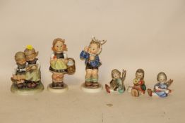 SIX GOEBEL FIGURES