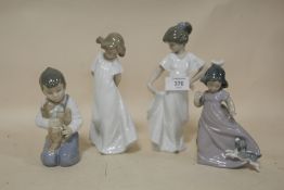 FOUR NAO FIGURES OF CHILDREN