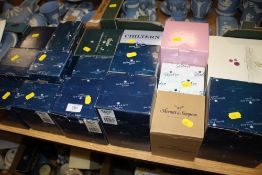 A QUANTITY OF BOXED BORDER FINE ARTS AND OTHER FIGURES, TO INCLUDE MERRIE MICE, FLOWER FAIRIES ETC.