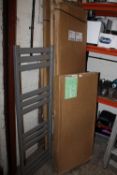 SEVEN TOWEL RADIATORS - VARIOUS SIZES PLUS A HEADBOARD
