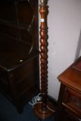A BARLEYTWIST LAMP STANDARD
