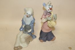 TWO NAO CLOWN FIGURES