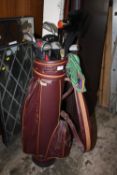 A GOLF BAG PLUS CLUBS TO INC SLAZENGER EXAMPLES