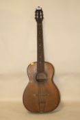 A VINTAGE ALFREDO ALBERTINI ACOUSTIC GUITAR A/F