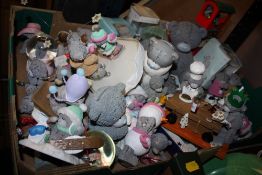 A TRAY OF ME TO YOU BEAR FIGURES