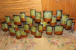 A LARGE MODERN DECORATIVE METAL WALL HANGING LENGTH - 131CM