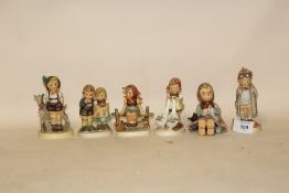 SIX GOEBEL FIGURES