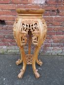 A MODERN ORIENTAL STYLE JARDINAIRE STAND H-87 CM