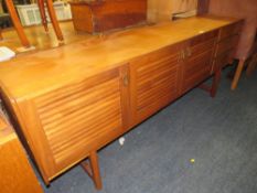 A RETRO 'McINTOSH & Co Ltd TEAK SIDEBOARD H-76 D-44.5 L-202 CM