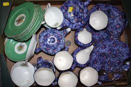 A TRAY OF RINGTONS AND COALPORT CHINA