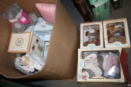 A LARGE QUANTITY OF BOXED ME TO YOU BEAR FIGURES, SOFT TOYS ETC.