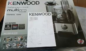 A KENWOOD MULTIPRO CLASSIC FOOD PROCESSOR AND BLENDER FDM 781BA 1000W - BOXED AND UNUSED