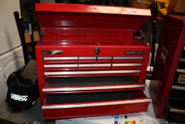 A HARDCASTLE METAL TOOL SET OF DRAWERS