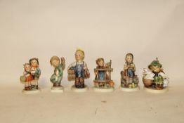 SIX GOEBEL FIGURES