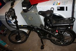 A HARRIER ZOOM ELECTRIC BICYCLE A/F PLUS SPARE BATTERY ETC - HOUSE CLEARANCE