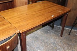 A MODERN INDUSTRIAL STYLE RECTANGULAR TABLE