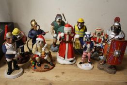 A COLLECTION OF ROBERT HARROP 'DOGGIE PEOPLE' FIGURES, COMPRISING DP167 'MASTIFF ROMAN CENTURION',