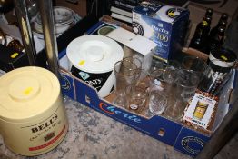 A COLLECTION OF BREWERIANA TO INCLUDE A BELLS ICE BUCKET