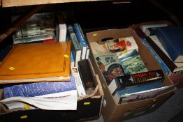 A LARGE QUANTITY OF ASSORTED BOOKS