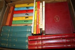 A BOX OF ASSORTED BOOKS TO INCLUDE CAXTON JUNIOR CLASSICS BOOKS, ANNUALS ETC.