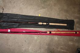 A MAVER REACTORLITE SPIN 9FT TOGETHER WITH A DAM NEW DIAMENTION POWER FLOAT