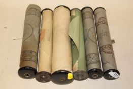 A COLLECTION OF SIX VINTAGE PIANOLA ROLLS