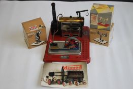A BOXED MAMOD STATIONARY STEAM ENGINE SP4