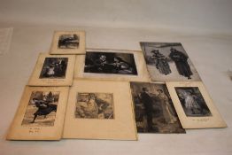 A QUANTITY OF ORIGINAL ILLUSTRATIONS FOR BOOKS OR MAGAZINES, some unsigned but signatures include