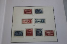 GEORGE V1 VICTORY STAMP COLLECTION 1945 IN ALBUM 92 STAMPS, A-Z British Commonwealth from Antigua