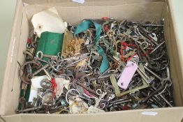 A COLLECTION OF KEYS, to include Georgian and Victorian examples