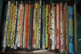 A QUANTITY OF TV, FILM RELATED ANNUALS AND OTHERS to include 