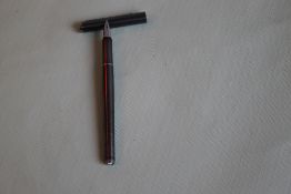 A MONT BLANC SLIMLINE NOBLESSE FOUNTAIN PEN, gun metal greyCondition Report:Some discolourisation