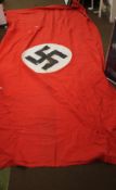GERMANY THIRD REICH - A LARGE DOUBLE SIDED BANNER