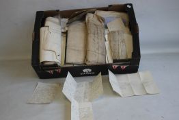 A BOX OF EPHEMERA, LETTERS AND DOCUMENTS mainly relating to the Royal Insurance Company