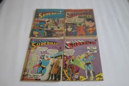 SUPERMAN COMICS 1950S UK / AUSTRALIAN ISSUES, to include #46, #78, #112 and #115