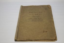 A WWI INTEREST SCRAP BOOK, dated January 20th 1915 to cover containing numerous illustrated