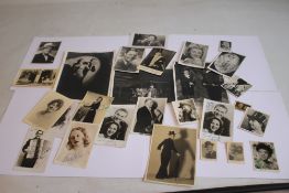 A VERA LYNN SIGNED PHOTOGRAPH, together with a collection of various photographs of movie stars