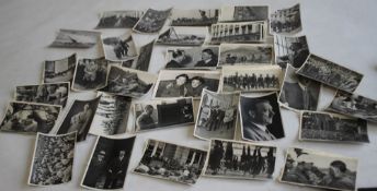 A COLLECTION OF GERMAN THIRD REICH PROPAGANDA BLACK AND WHITE PHOTOGRAPHIC CIGARETTE AND TRADE