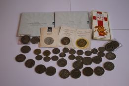 FIFTY PENCE - £5 COMMEMORATIVE COINS, to include examples in Royal Mint Packs