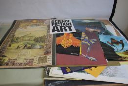 A QUANTITY OF POSTERS TO INCLUDE ATHENA LATE 1970S EXAMPLES, Science Fiction monthly, reproduction