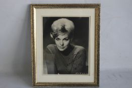 KIM NOVAK SIGNED PHOTOGRAPH, dedication 