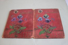 WWI INTEREST - two scrap books, circa 1914/15 containing numerous clippings following the course