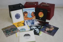 THREE CASES OF SINGLES RECORDS, approx. 160, mainly 1960s together with a quantity of empty 1960s