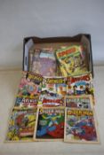 MARVEL SPIDER-MAN COMICS, mainly 1970s / 1980s together with various others from the same era, 
