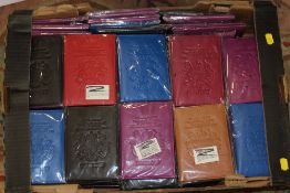 A BOX OF PASSPORT HOLDERS
