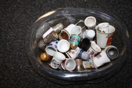 A COLLECTION OF ASSORTED THIMBLES