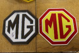***TWO MG WALL PLAQUES
