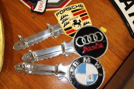 ***THREE ALUMINIUM KEY HOLDERS